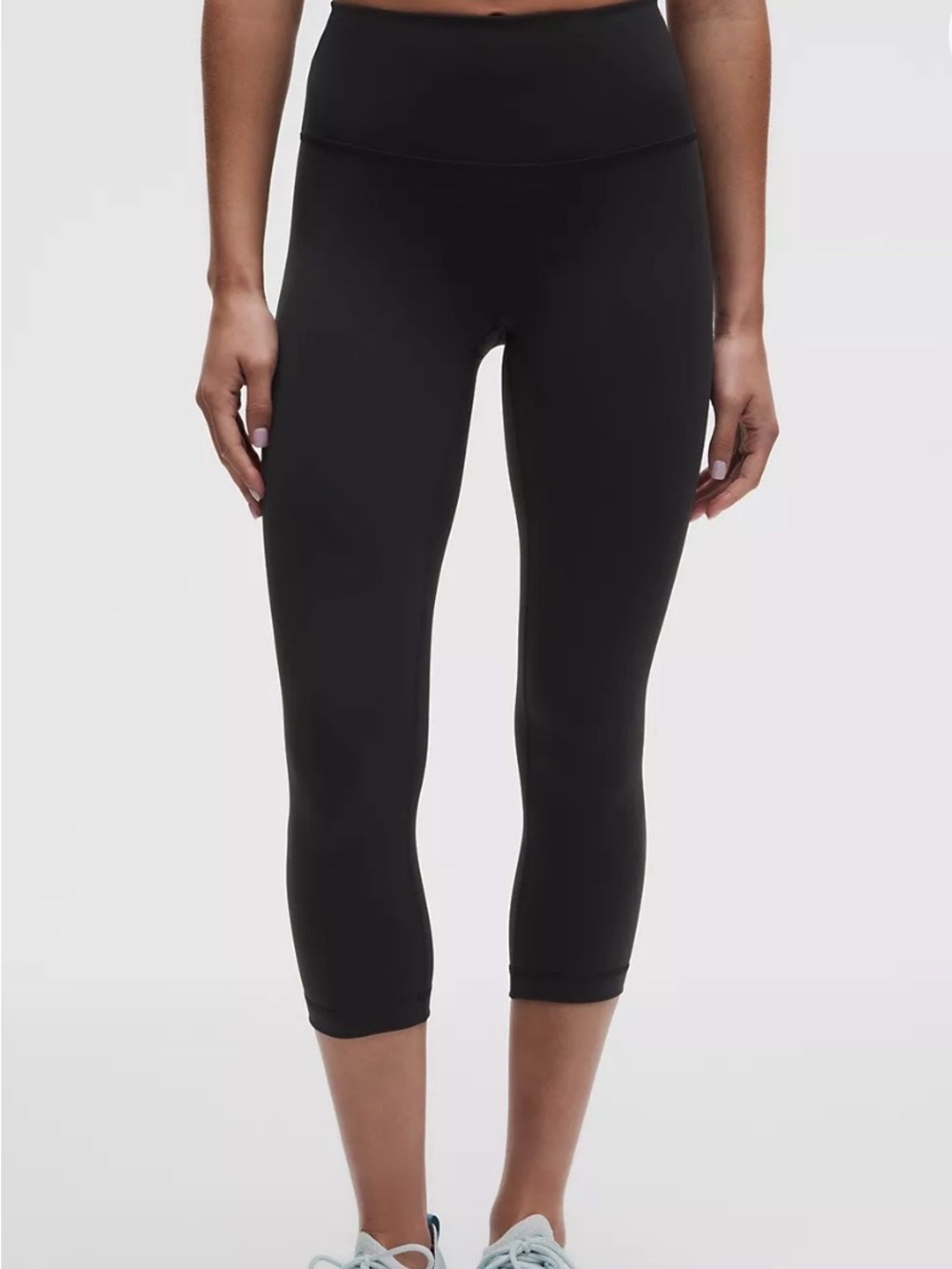 lululemon Black Performance Ankle Crop Leggings Sz 8 Lulu compression